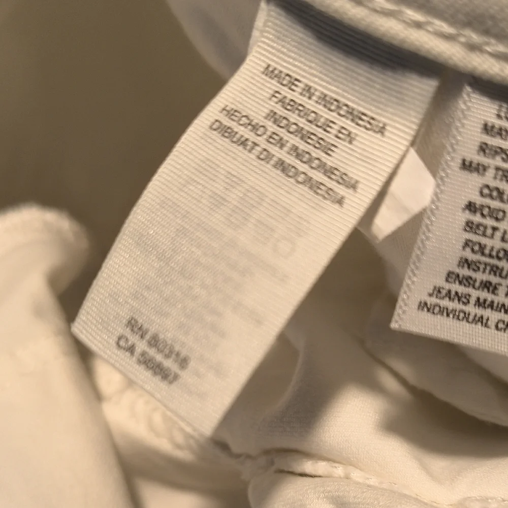 sac316🍀Ava Skinny Lucky Brand White Denim Jeans - Picture 5 of 7